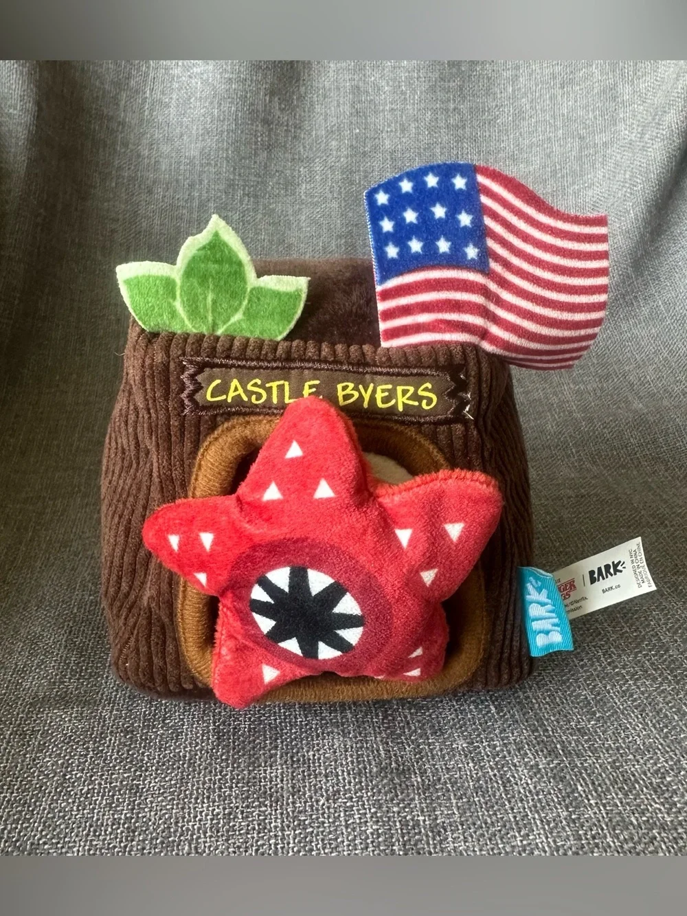 Bark Box Stranger Things Castle Byers Dog Toy